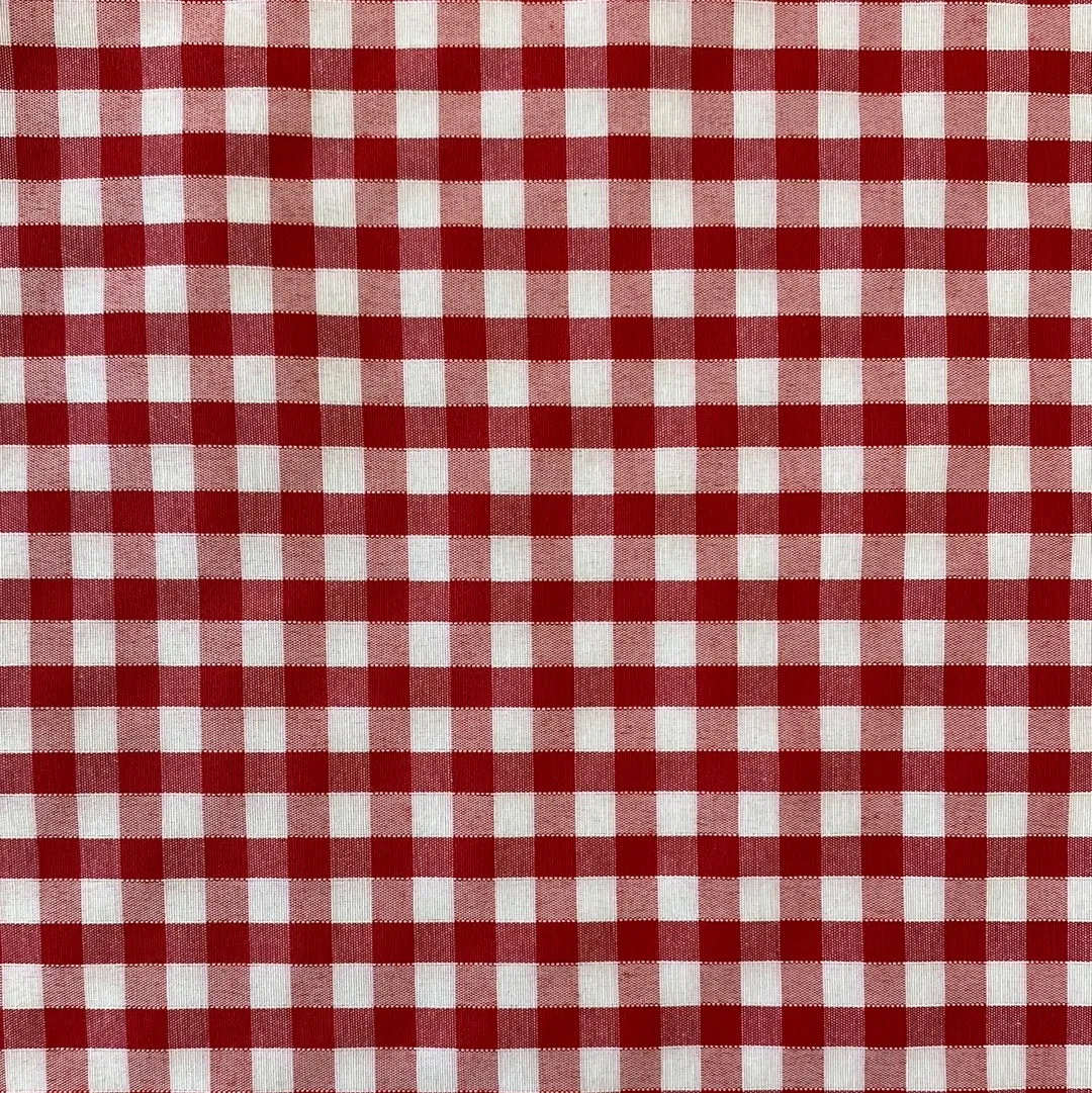 1/4" Gingham -  Select Colour - £3.80 Per Metre -  Sold by Half Metre