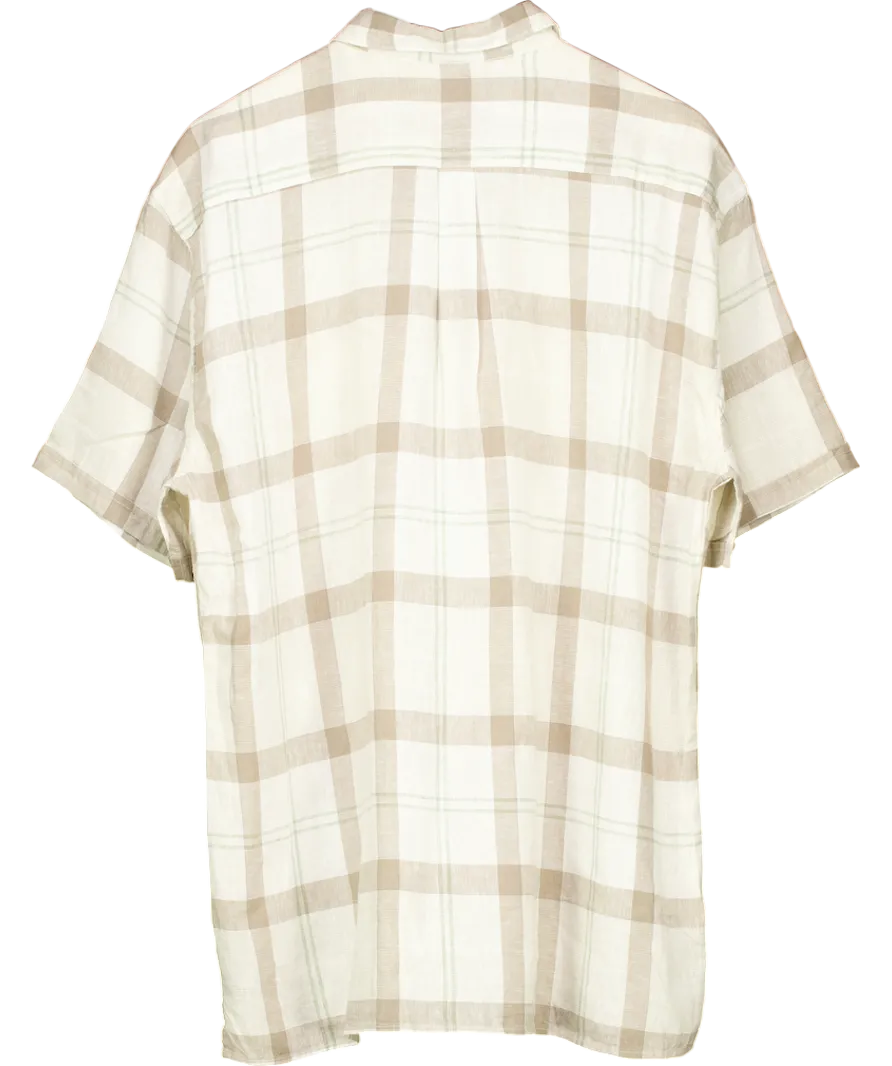Barbour Beige Croft Check Shirt UK XL