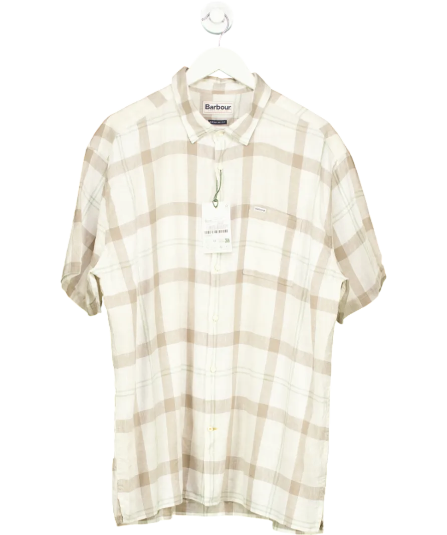 Barbour Beige Croft Check Shirt UK XL