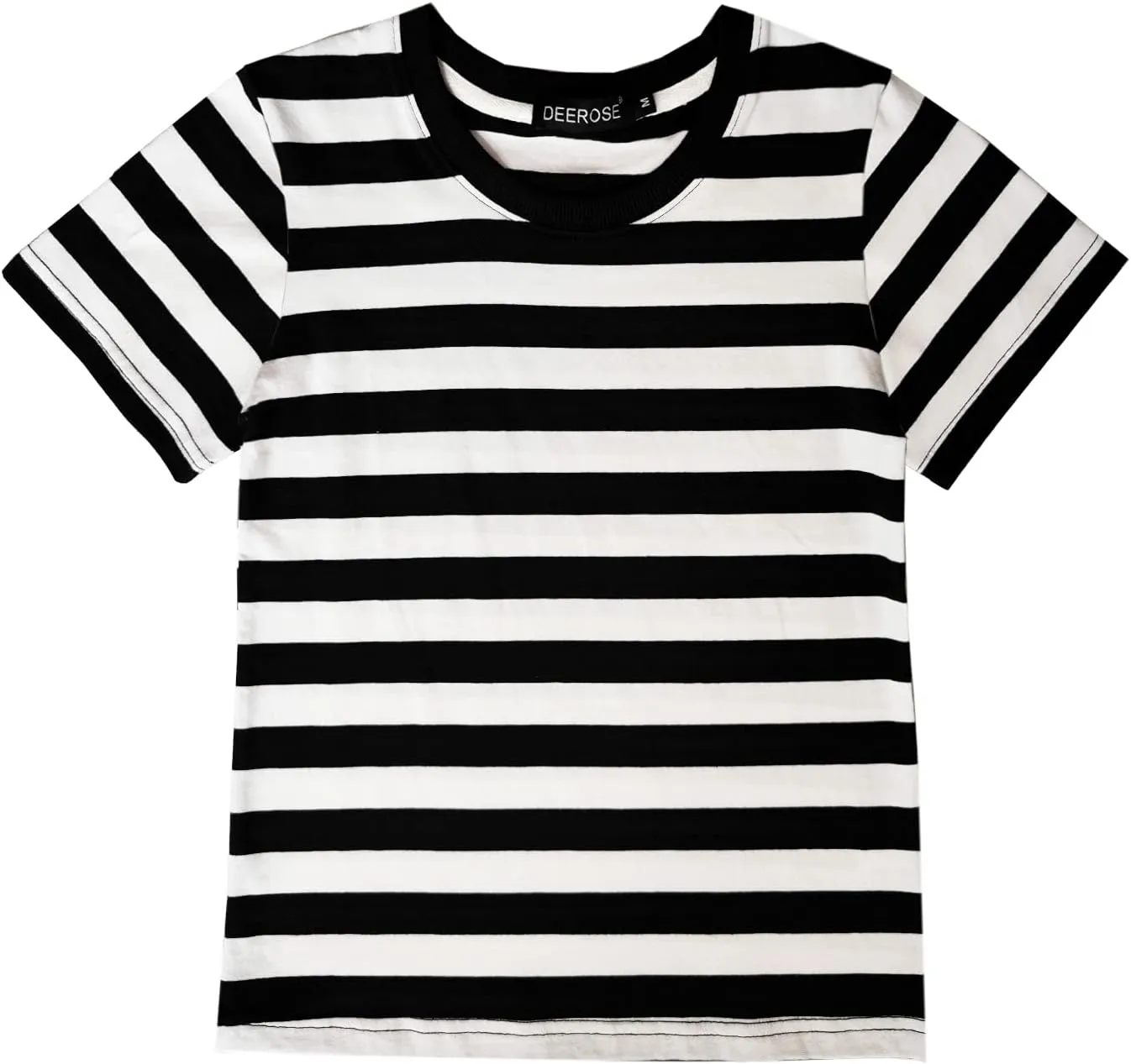 Deerose Kids Striped Shirts Short Sleeve Boy Girls July 4th Patriotic Tee Top 3-14 Years