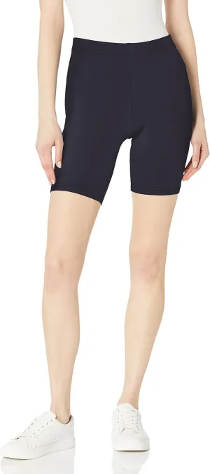 HUE Women's High Waist Blackout Cotton Bike Shorts