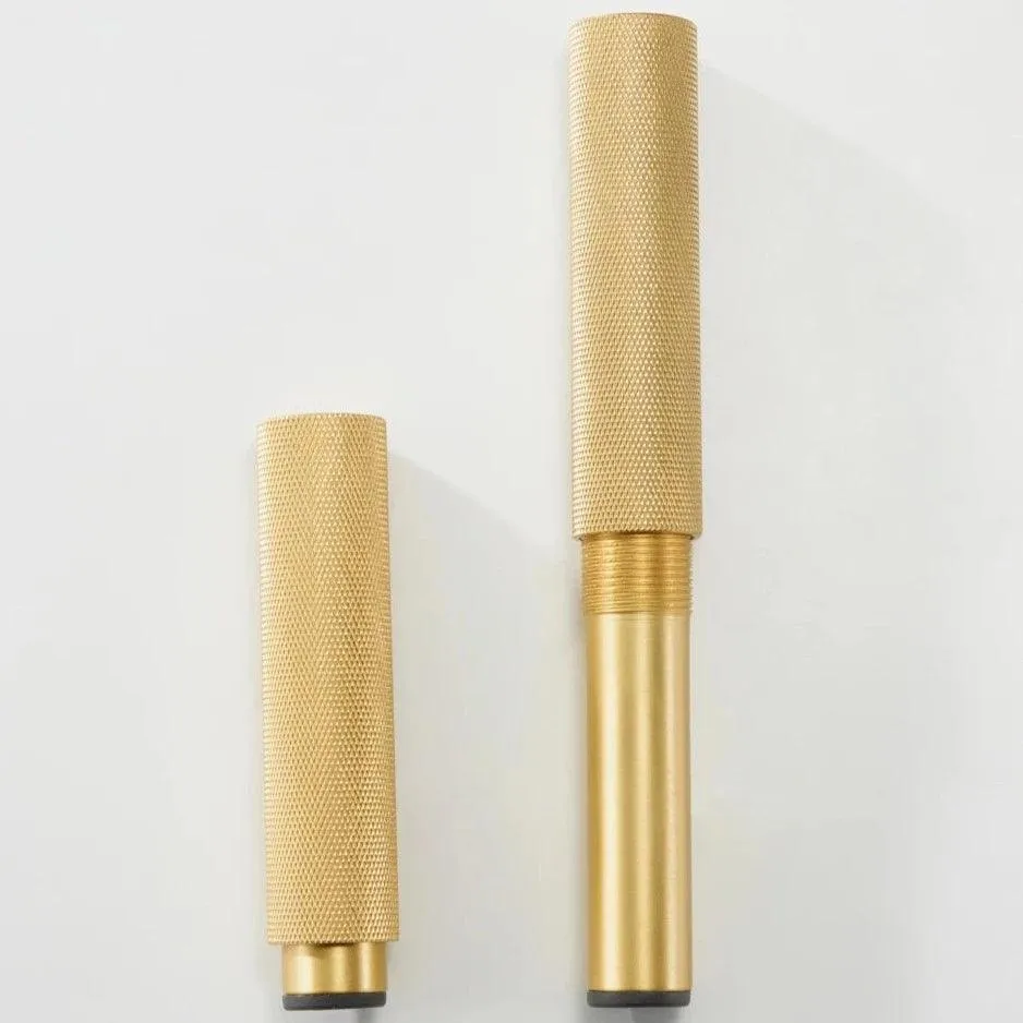 LACIE / Solid Knurled Brass Furniture Feet