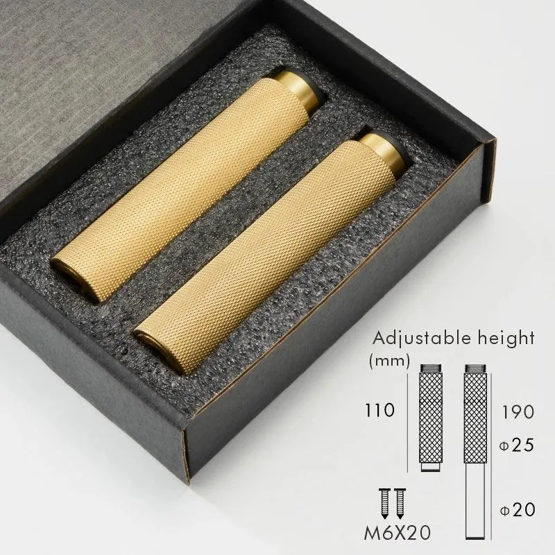 LACIE / Solid Knurled Brass Furniture Feet