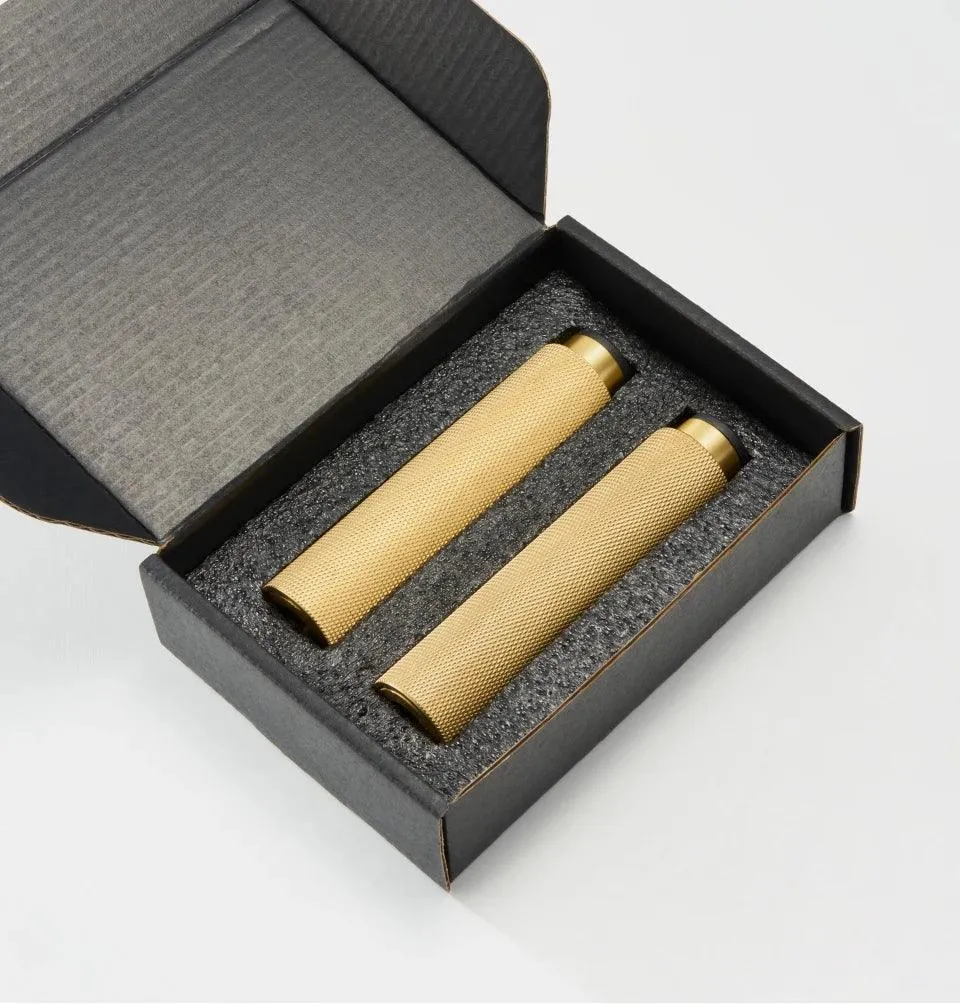 LACIE / Solid Knurled Brass Furniture Feet