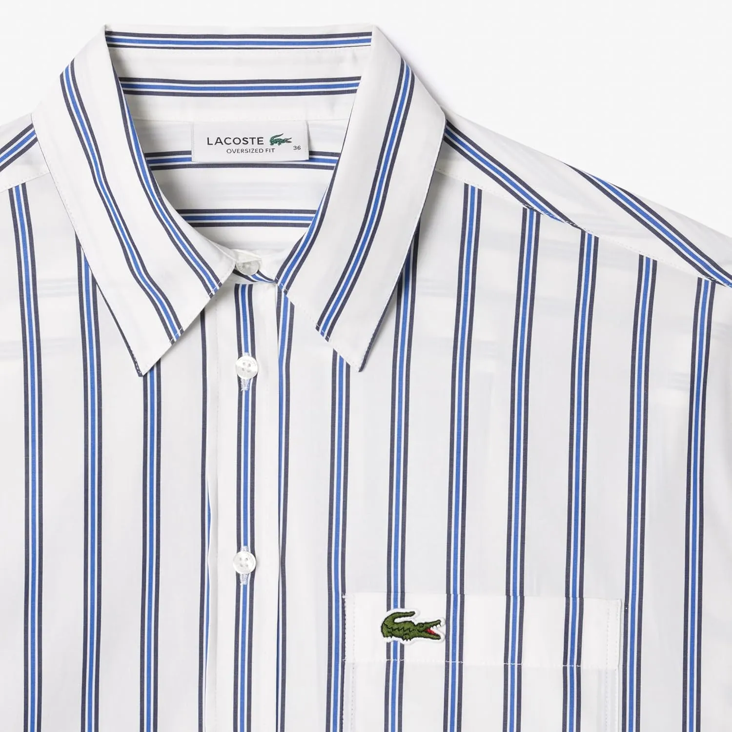 Lacoste Women's Oversize Cotton Poplin Shirt
