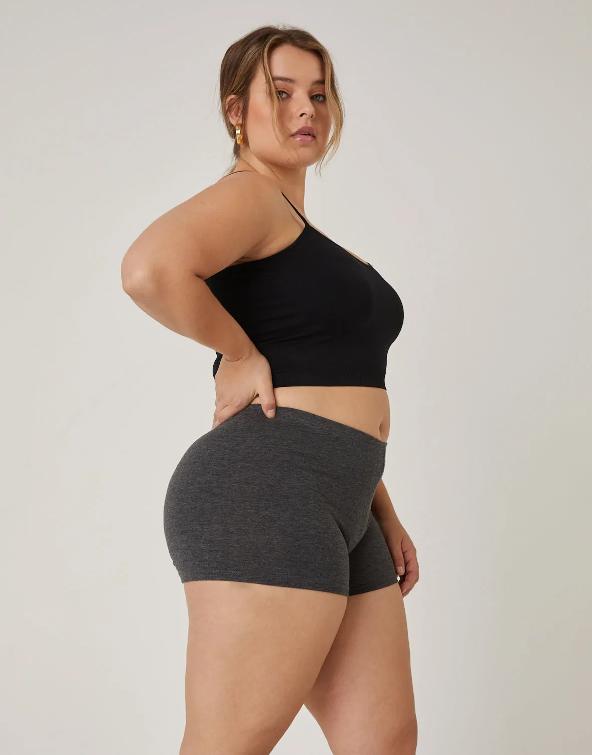 Plus Size Barely There Shorts