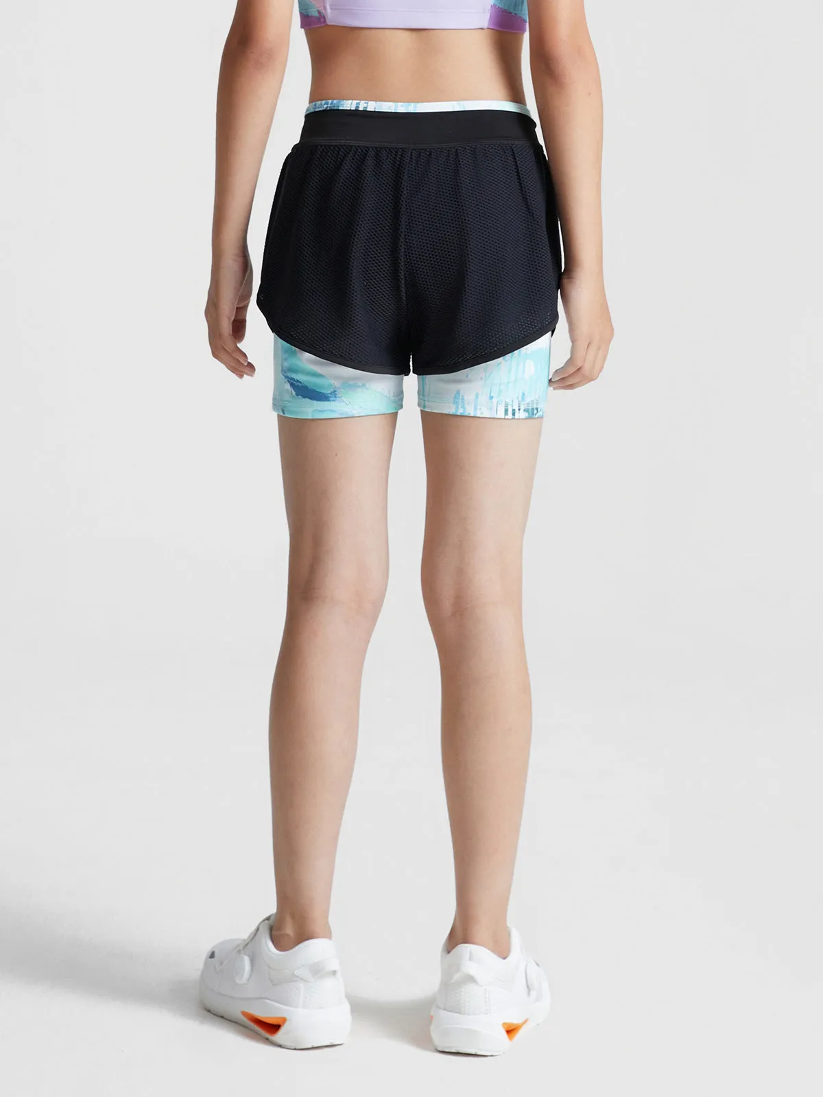 Printed 2-in-1 Short Tights
